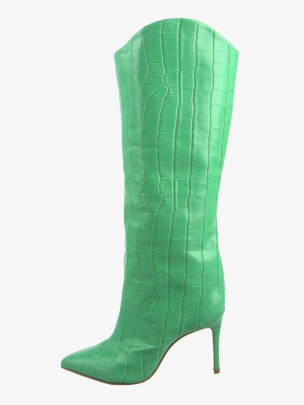 Schutz Maryanna Neon Green Boots (9)